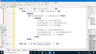 Gr11 Sorting arrays 13 Aug