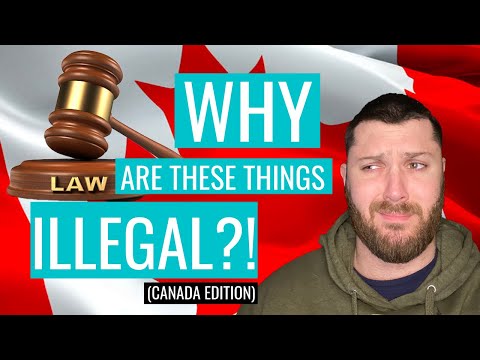 What are some weird laws in Canada?