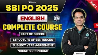 1 SBI PO Prelims English Complete Course 2025 | SBI PO Syllabus Coverage |SBI PO English Preparation