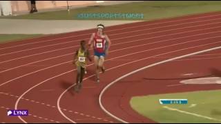 Keenan Lawrence JAM wins U18 Boys 3000m Final Carifta Games 2016