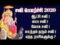 சனி பெயர்ச்சி 2020-2023/SATURN TRANSIT 2020-2023