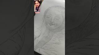 Monna Lisha Drawing 🌺 💖 || Mahakumbh ma viral  👀🌸 || #shorts