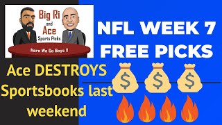 Easy Money 2021 NFL Week 7 Free Picks ATS Wagers Parlay Predictions Bets SHARP Vegas odds 10/24/21