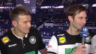 Christian Prokop & Uwe Gensheimer Interview - Deutschland vs Norwegen (WM 2019)
