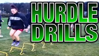 FUN MINI HURDLE SPEED AND AGILITY  DRILLS