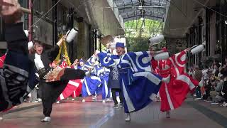 よさこい塾・ありがた屋（四日市よさこい祭り2024）一番街パレード会場【公園通り】②