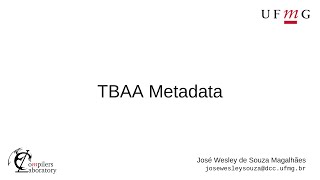 TBAA Metadata