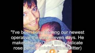 Misha Collins Is A Dad