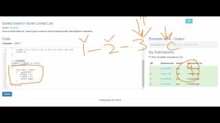 Linked List - Sorted Insert - Java