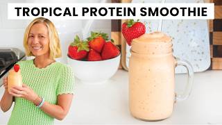 The Tropical Smoothie Recipe with a Secret Protein Ingredient 🌴🥭