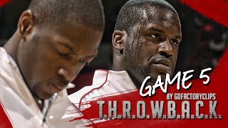 Throwback: Dwyane Wade \u0026 Shaquille O'Neal Full Highlights 2006 Playoffs R1G5 vs Bulls - SICK!