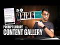 Marquee Gallery becomes a Content Gallery - Prompt Library Angie