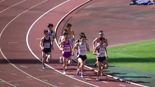 20201024山口県体育大会高校の部 男子800m決勝最終組