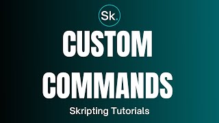 Skript Basics - How to create a custom text command for your server - Skripting Tutorials