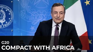 Il Presidente Draghi interviene alla Conferenza del G20 Compact with Africa