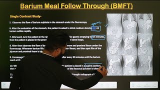 Barium Meal Follow Through (BMFT) || Part -2 || In Hindi || Radiology Procedure ||