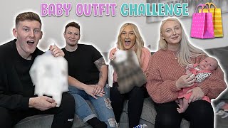£100 BABY OUTFIT CHALLENGE VS BOYFRIEND!!