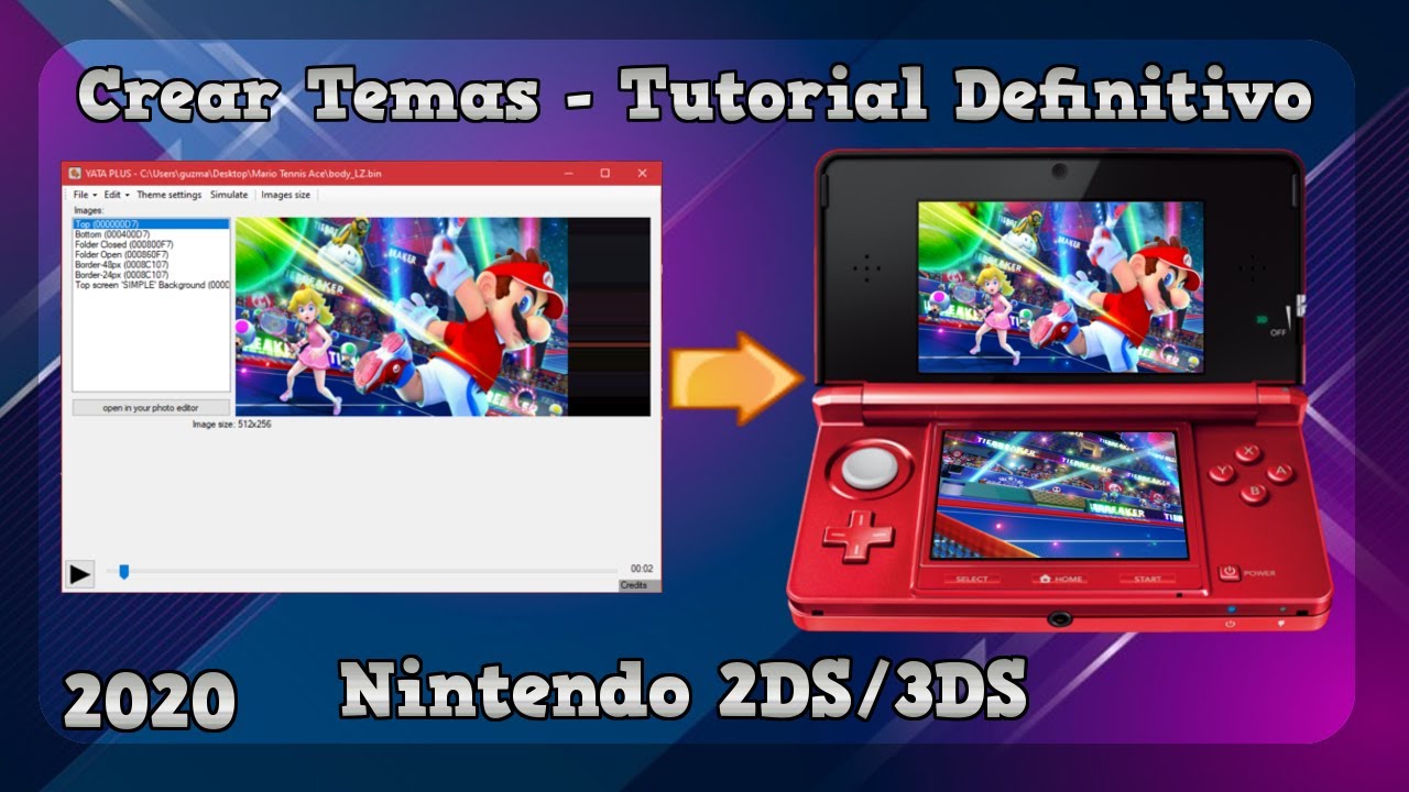 Crear Temas Para Nintendo 2DS/3DS [Tutorial Definitivo] - YouTube