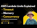 AWS Lambda Limits Explained (Timeout, Memory, Concurrency) – Beginner’s Guide