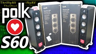 Full Tower, Full Power! Polk Signature Series S60 Tower Speakers | Unboxing \u0026 Frequency Test