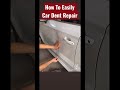 How To Car Dent Repair At Home