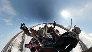 Glissade au Mont Gleason