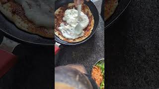 Isn't it satisfying to see this Time lapse of making Pizza? #pizzalover #pizza