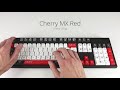 wasd mechanical keyboards cherry mx switch sound comparison 2017