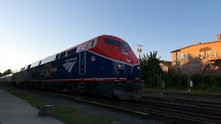 Amtrak 108 Blasts Through Palmer MA on 448 9/3/2021