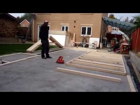 Building my garden workshop part 1 Building my garden workshop part 1