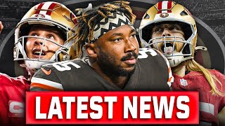 UPDATE: 49ers Are EXCITED About Myles Garrett, Kittle Contract Negotiations, Montana on Purdy