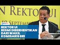 RUPSLB Resmi Berhentikan Rektor UI Ari Kuncoro dari Jabatan Wakil Komisaris BRI