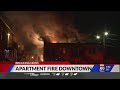 Indianapolis firefighters respond to apartment fire on near west side