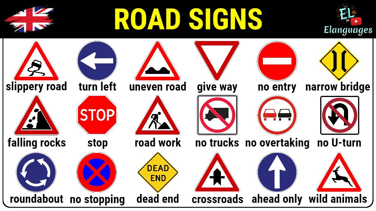 5 Road Signs With Names Printable Infoupdate Org