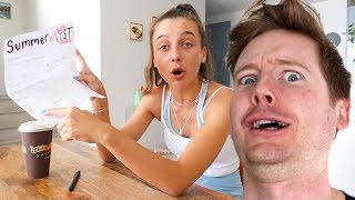 COMPLETING MY SUMMER BUCKET LIST IN ONE DAY - Emma Chamberlain Reaction