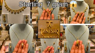 Tanishq Light Weight  22kt Gold Necklace set Starting 😱@ 7gram #viral #trending #tanishq #youtube