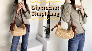 Diy crochet bag super cute and simple | new design easy for beginner 25 Desember 2024