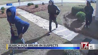 Search for break-in suspects in Sampson County