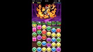 【パズドラ】神羅万象チョココラボ　混沌の闇　超地獄級　一人でプレイ攻略　覚醒バステトパ【ノーコン】