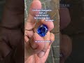 TOP HQ Cornflower Bluesapphire Srilanka 10,87 crt Cristal Body Glass #special #collection #fashion