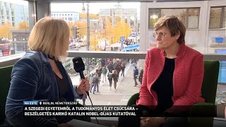 Beszélgetés Karikó Katalin Nobel díjas kutatóval
