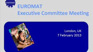 Mirjana Acimovic at Euromat Executive Committee Meeting London