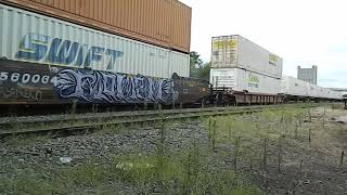 NS 4318 Leads Intermodal \u0026 Mixed Freight - 7/23/2024