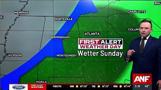 First Alert Forecast | Clear and cold now, ahead of wetter weather this weekend