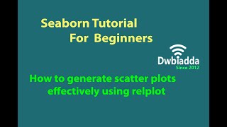 How to generate scatter plots effectively using relplot | Seaborn video tutorial