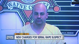 New charges for serial rape suspect