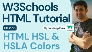 HTML Tutorial - HTML HSL & HSLA Colors - W3Schools - In Hindi & English