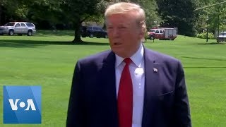 Trump Says He Hopes Hong Kong "Works Out In a Very Humane Way"
