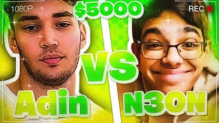 Adin goes Against N3on (Ronnie 2k's Son) in $5000 Wager... It got HEATED!!! (NBA 2K20)