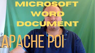 Apache POI Write a Microsoft Word Document